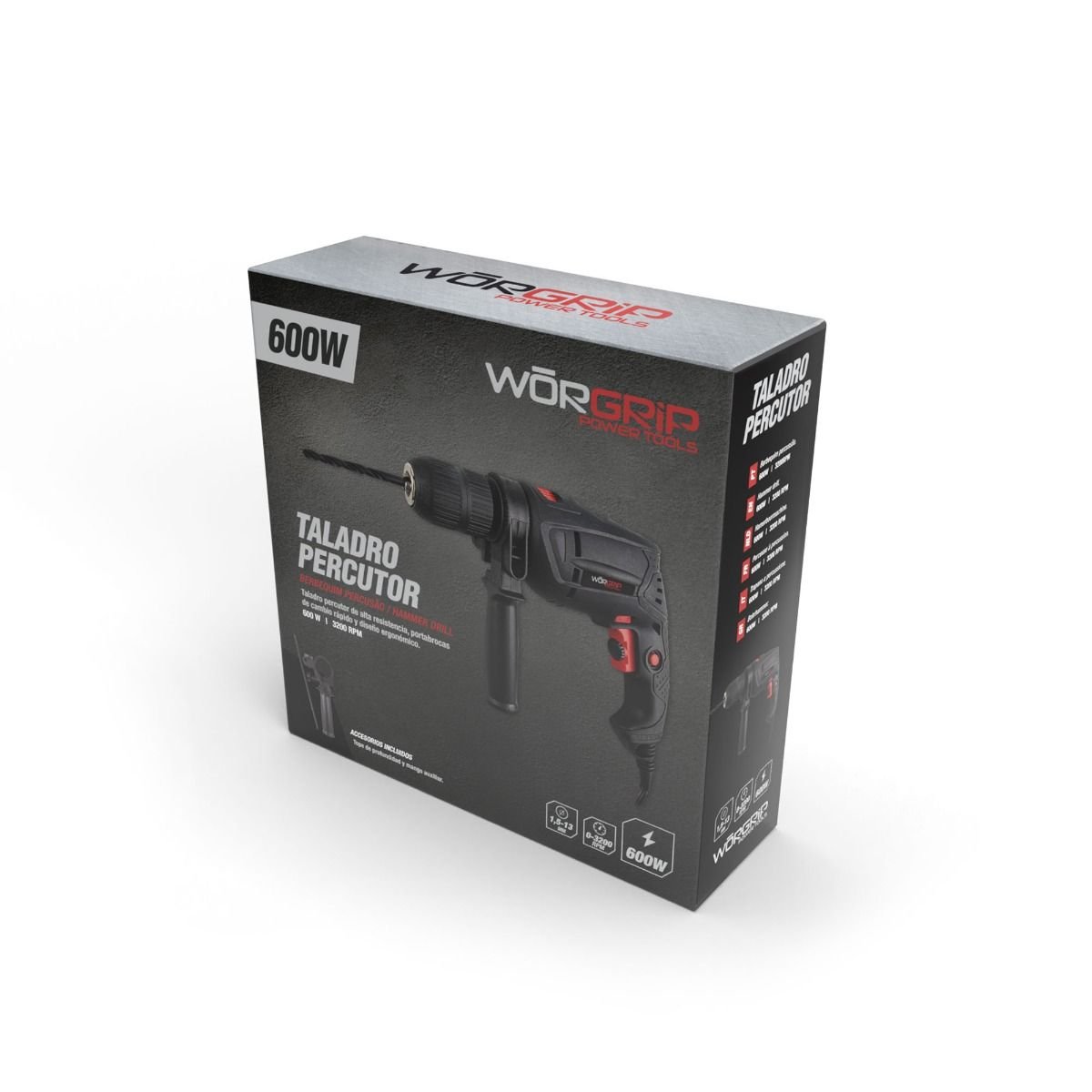 Berbequim de percussão WORGRIP 600W - Image 2