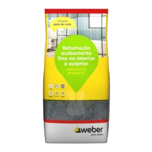 Betume para juntas WEBERCOLOR PREMIUM + classic branco 5 kg