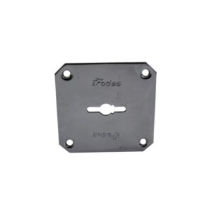 Espelho Quadrado 2500 Rodes - Chv. Telesc. - Inox