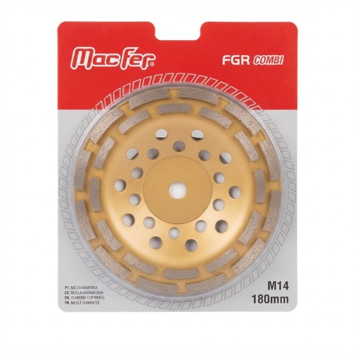 Mó diamantada 180mm Macfer