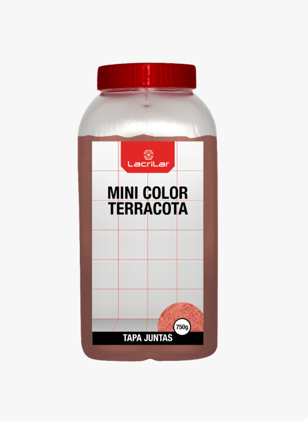 Mini Color - Tapa juntas terracota 750g Lacrilar