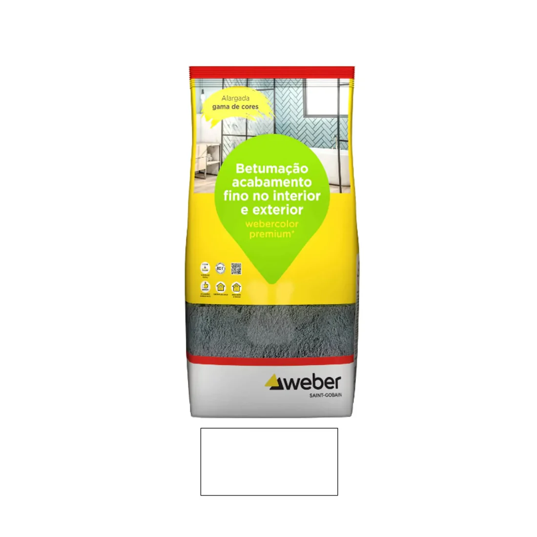 Betume para juntas WEBERCOLOR PREMIUM + classic branco 5 kg - Image 2